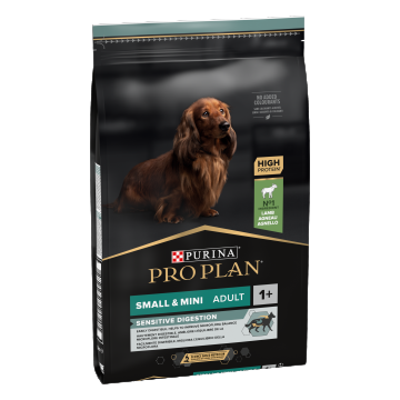 PURINA PRO PLAN ADULT Sensitive Digestion, Talie Mică și Foarte Mică, Miel, 7 kg la reducere