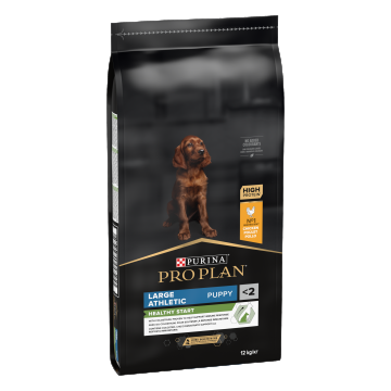 PURINA PRO PLAN PUPPY Healthy Start, Talie Mare Atletică, Pui, 12 kg la reducere