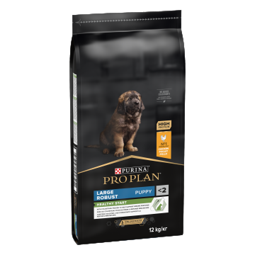 PURINA PRO PLAN PUPPY Healthy Start, Talie Mare Robustă, Pui, 12 kg