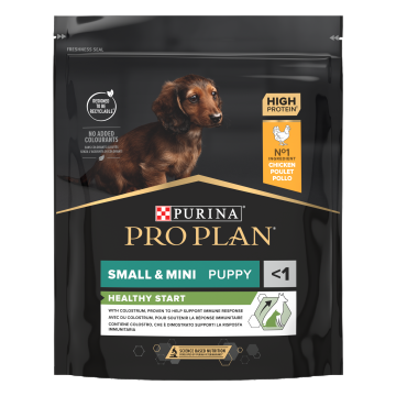 PURINA PRO PLAN PUPPY Healthy Start, Talie Mică și Foarte Mică, Pui, 700 g ieftina