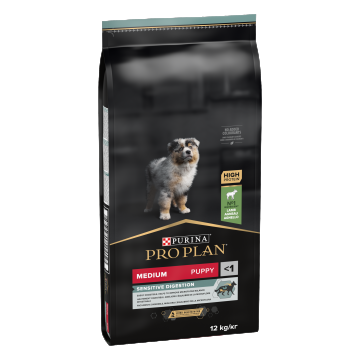 PURINA PRO PLAN PUPPY Sensitive Digestion, Talie Medie, Miel, 12 kg la reducere