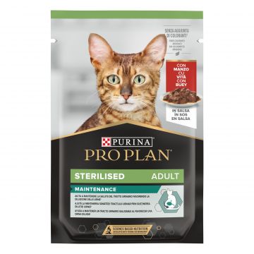 PURINA PRO PLAN STERILISED NUTRISAVOUR, Vita, 85 g