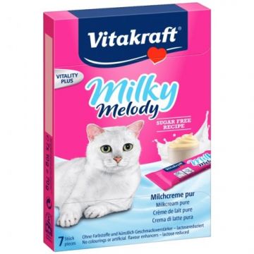 Recompense pentru pisici, Vitakraft Cat Milky Melody, 70 g de firma originala