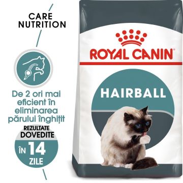 Royal Canin Hairball Care Adult hrana uscata pisica, limitarea ghemurilor blanii ieftina