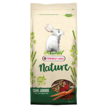 VERSELE-LAGA Cuni Junior Nature - hrană completă pentru iepurii până la 8 luni 2,3 kg