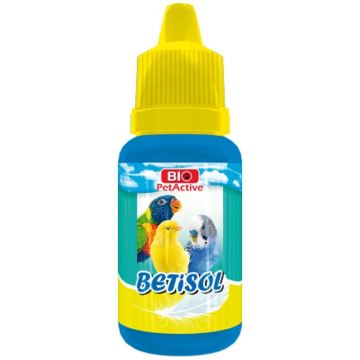 Vitamine pentru pasari de colivie, Bio PetActive Betisol, 30 ml ieftina