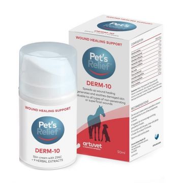 Crema pentru vindecarea ranilor, DERM-10, 50 ml ieftin