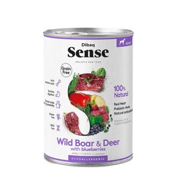 Dibaq Sense Wild Boar & Deer, Adult, 380g