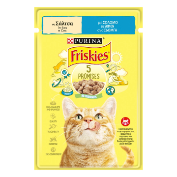 Friskies Adult Cat, Salmon, 85 g ieftina