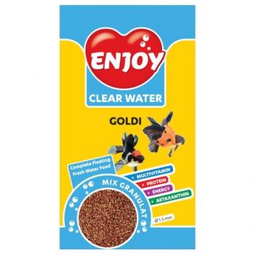 Hrana granule pesti, Enjoy Goldi Mix, 250 ml de firma originala