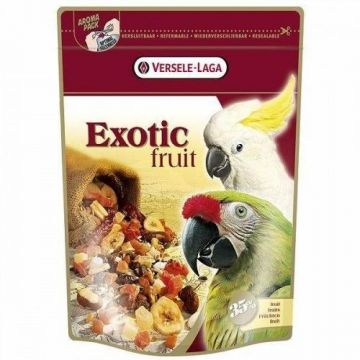 Hrana papagali, Versele-Laga Parrots Exotic Fruit Mix, 600 g ieftina