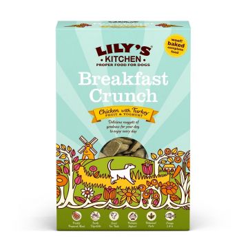 Lily's Kitchen For Dogs Breakfast Crunch Chicken With Turkey, Fruit & Yoghurt 800g de firma originala