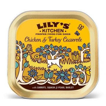 Lily's Kitchen For Dogs Chicken & Turkey Casserole 150 g de firma originala