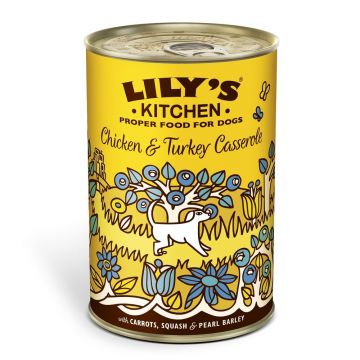 Lily's Kitchen For Dogs Chicken & Turkey Casserole, 400 g