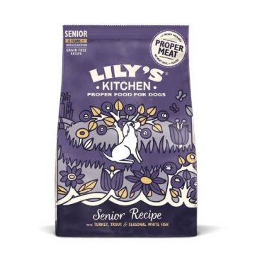Lily's Kitchen For Dogs Complete Nutrition Turkey & Trout Senior Dry Food, 2.5 kg