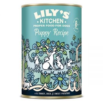Lily's Kitchen For Dogs Puppy Recipe With Turkey, Duck & Kale, 400 g