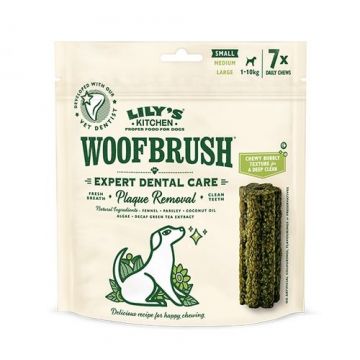 Lily's Kitchen Woofbrush Small Natural Dental Dog Chew 7 Pack, 154 g