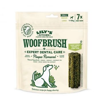 Lily's Kitchen Woofbrush Small Natural Dental Dog Chew 7 Pack, 154 g ieftina