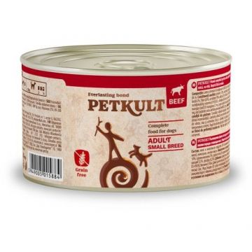 Petkult Dog Mini Adult cu Vita, 185 g
