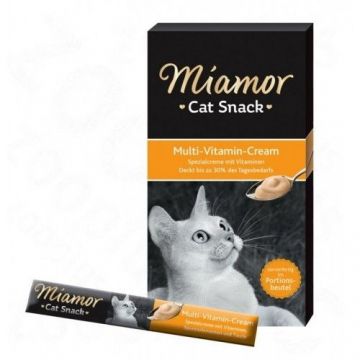 Recompensa pisici, Miamor Snack cu multivitamine, 90 g