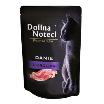 DOLINA NOTECI Premium hrană umedă pentru pisici, cu iepure 85 g