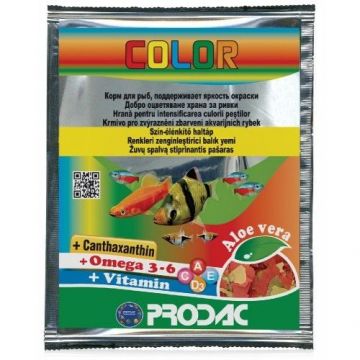 Hrana pentru pesti, Prodac Color, 12 g de firma originala