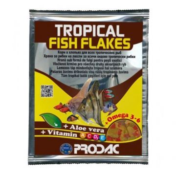 Hrana pentru pesti, Prodac Tropical Fish Flakes, 12 g