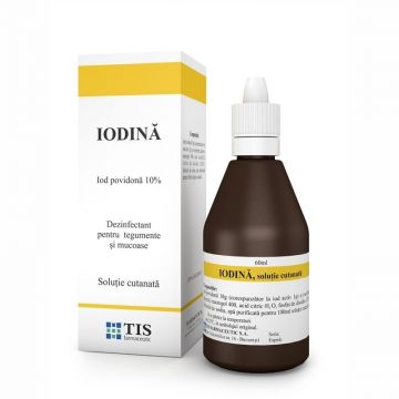 Iodina 10% (betadina), 1 L ieftin