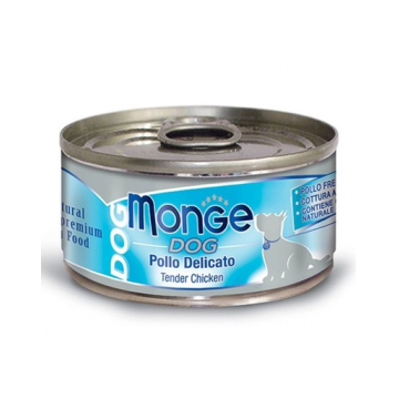 MONGE Natural Dog hrană umedă pentru câini, cu file de pui 95g