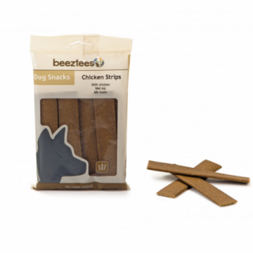 Recompensa caini, Beeztees Snack Strips, cu pui, 150 g ieftina