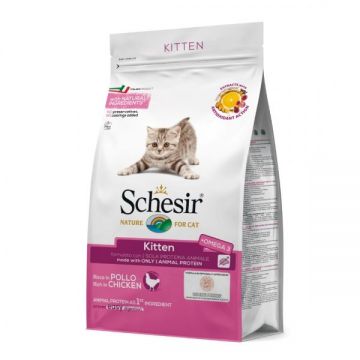 Schesir Kitten Monoprotein Pui, 400 g de firma originala