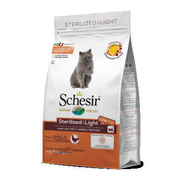 Schesir Cat Sterilized & Light Pui, 10 kg ieftina