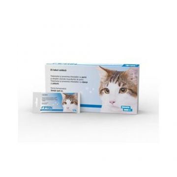 Solutie antiparazitara, Fiprin Spot Cat, 25 x 0,5 ml de firma original