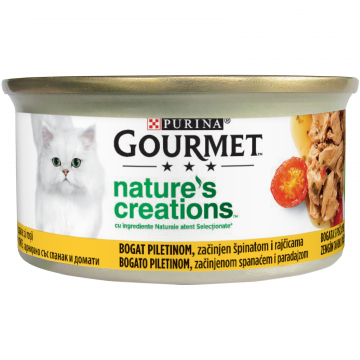 Gourmet Nature's Creations, File Pui si Spanac, 85 g ieftina