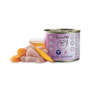 GUSSTO Vet Gastro Intestinal pentru probleme gastrice curcan 200 gr