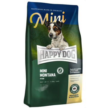 HAPPY DOG Mini Montana hrana uscata caini adulti de talie mica 4 kg