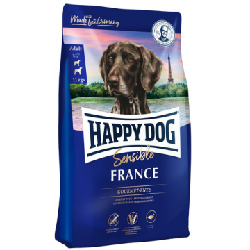 HAPPY DOG Supreme Sensible France -Hrană uscată pentru câini adulți - talie medie și mare - cu rață - 1 kg HAPPY DOG Supreme Sensible France -Hrană uscată pentru câini adulți - talie medie și mare - cu rață - 1 kg
