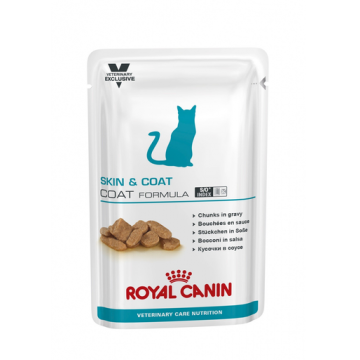 ROYAL CANIN Cat Skin&Coat 12 x 85 gr hrana umeda dietetica pentru pisici adulte cu piele sensibila