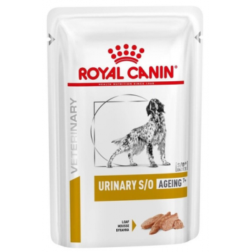 ROYAL CANIN Urinary S/O Ageing +7 12 x 85 g hrana dietetica umeda pentru caini adulti peste 7 ani cu afectiuni ale tractului urinar inferior