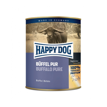 HAPPY DOG Buffel Pur cu bivol 800 g