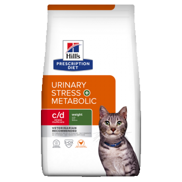 Hill's Prescription Diet Feline C/D Stress + Metabolic, 8 kg