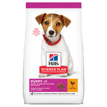 Hill's Science Plan Canine Puppy Small and Mini Chicken, 6 kg ieftina