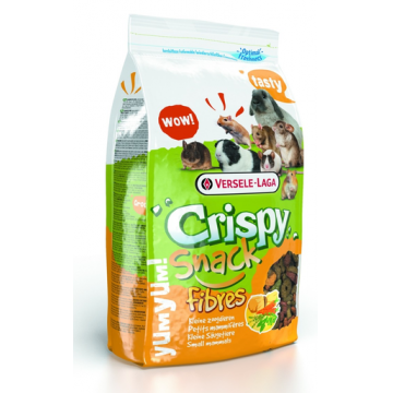 VERSELE-LAGA Crispy Snack Fibres Hrana complementara pentru rozatoare si iepuri, cu continut ridicat de fibre 15 kg