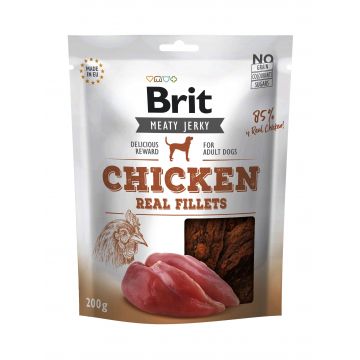 Brit Dog Jerky Chicken Fillets, 200 g