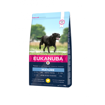 EUKANUBA Thriving Mature Large Breed Hrana uscata pentru caini, cu pui si curcan 3 kg