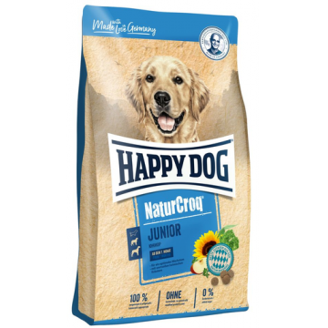 HAPPY DOG NaturCroq Junior, hrana completa pentru pui, 4 kg