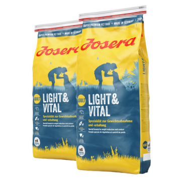 JOSERA Light & Vital hrana uscata caini adulti supraponderali 30 kg (2 x 15 kg)