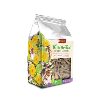 VITAPOL Vita Herbal Hrana supliment pentru rozatoare si iepuri, radacina de papadie 150 g