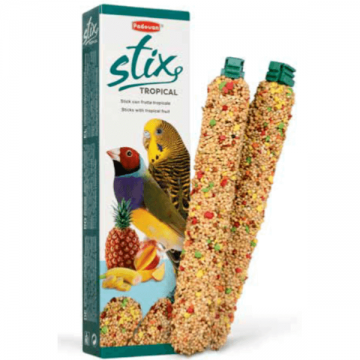 Batoane pentru pasari Padovan Stix Tropical 80g