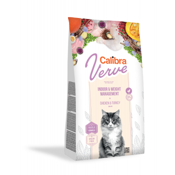 Calibra Cat Verve Grain Free Indoor & Weight, Chicken, 3.5 kg